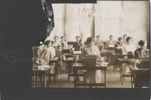 Tempe Normal School Typing Class 1913