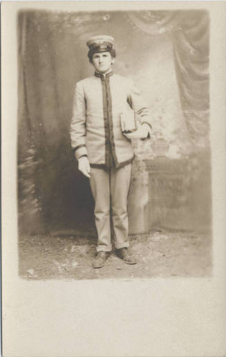 Portrait of E.S. Craig in School Uniform