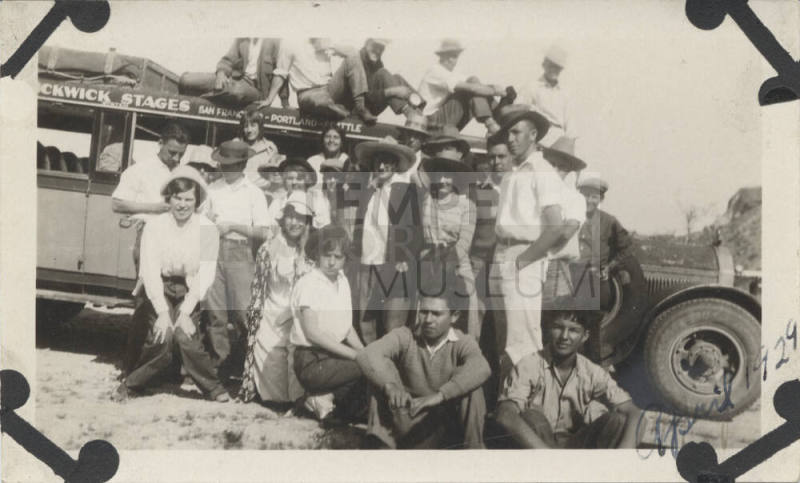 Senior Class with Monitor at Mormon Lake