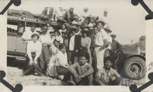 Senior Class with Monitor at Mormon Lake
