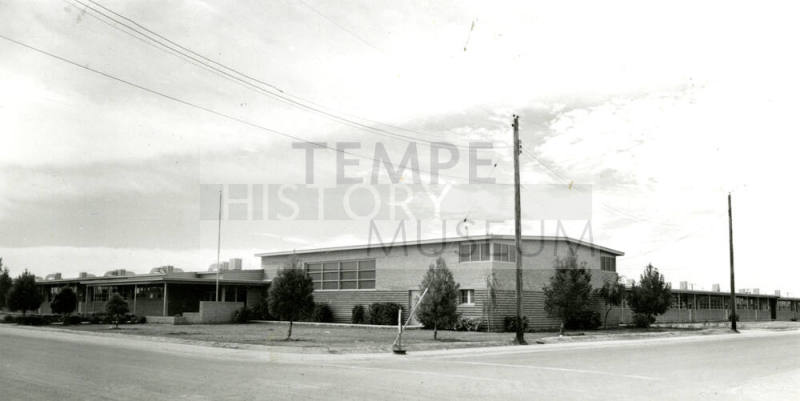 Exterior View: Mitchell School Building