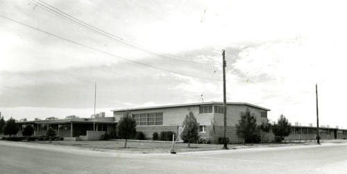 Exterior View: Mitchell School Building