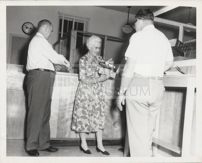 Presentation to Edna M. Barbre