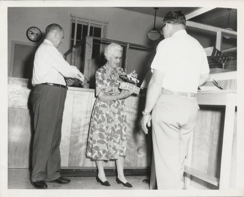 Presentation to Edna M. Barbre