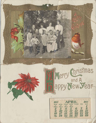 Family Portrait 1910 Christmas Calendar