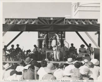 Arizona State Tuberculosis Sanitarium (aka Arizona State Welfare Sanitarium) Dedication with Gov. B.B. Moeur.