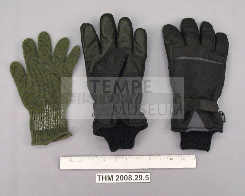 Chuck King's musher gloves with liner