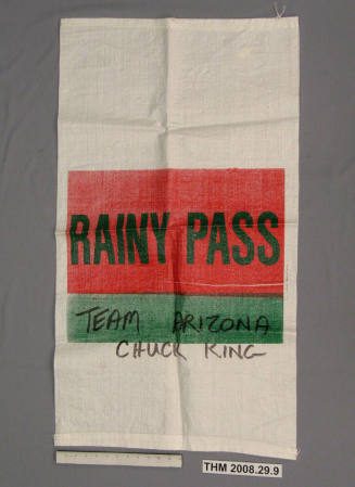 Iditarod station pack, Rainy Pass