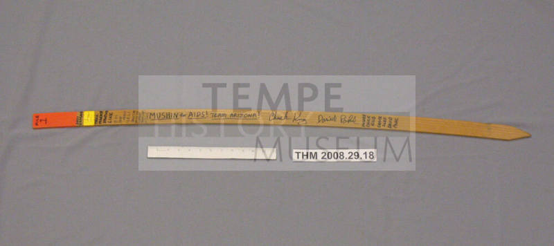 Iditarod mile marker stake, mile 1