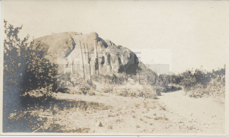 View of a Rock Bill in Desert, Tempe