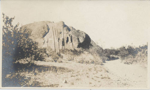 View of a Rock Bill in Desert, Tempe