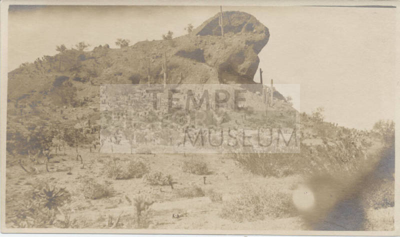View of a Rock Formation in Desert Tempe