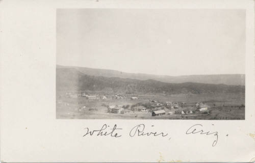 Distance View of White River, AZ