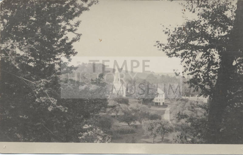 View of a Church in Shelburne, Mass