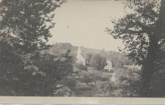 View of a Church in Shelburne, Mass