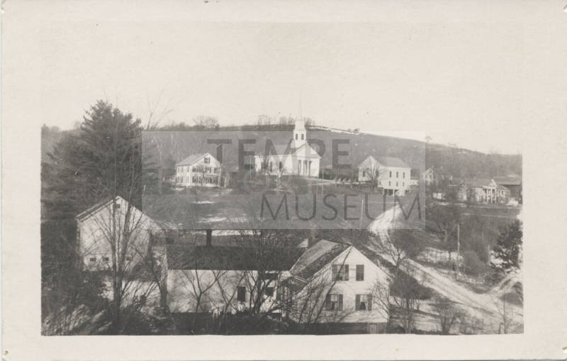 View of a Church in Shelburne, Mass