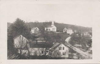 View of a Church in Shelburne, Mass