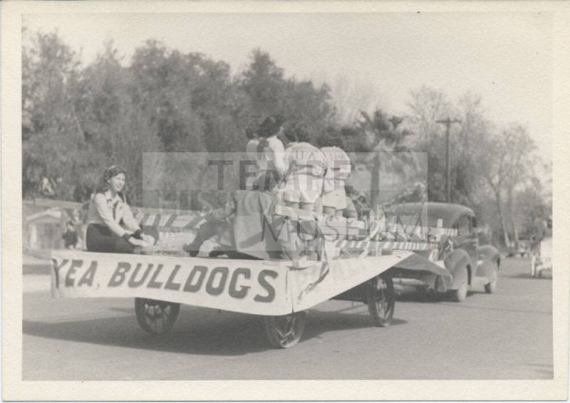 "Yea, Bulldogs" Arizona State Teachers College Float