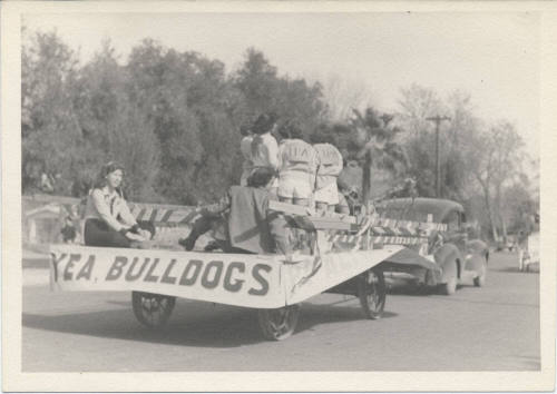"Yea, Bulldogs" Arizona State Teachers College Float