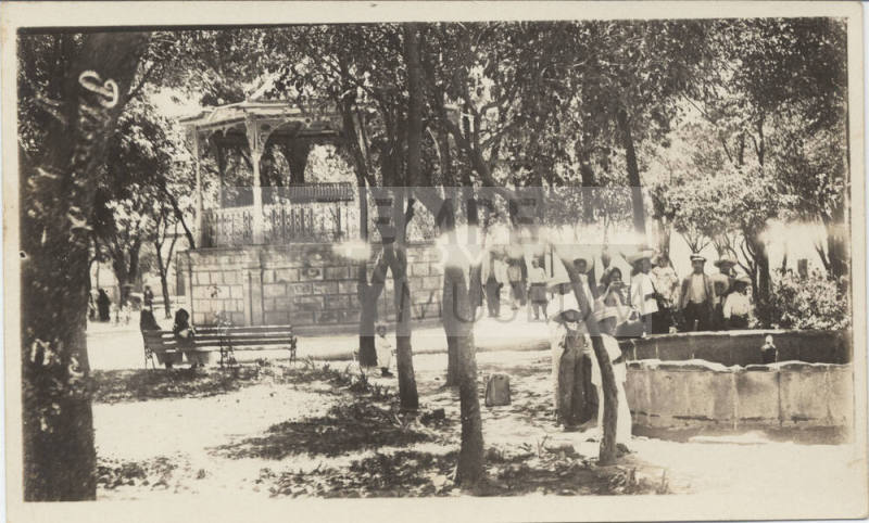 View of People at a Park in Mexico