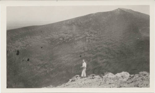 Charles Woolf Near Edge of Sunset Crater, AZ