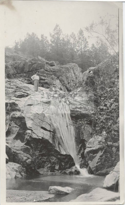 Roy Hackett Standing Near Brown's Falls