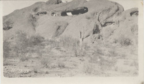 View of Hole in the Rock at Papago Park