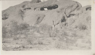 View of Hole in the Rock at Papago Park
