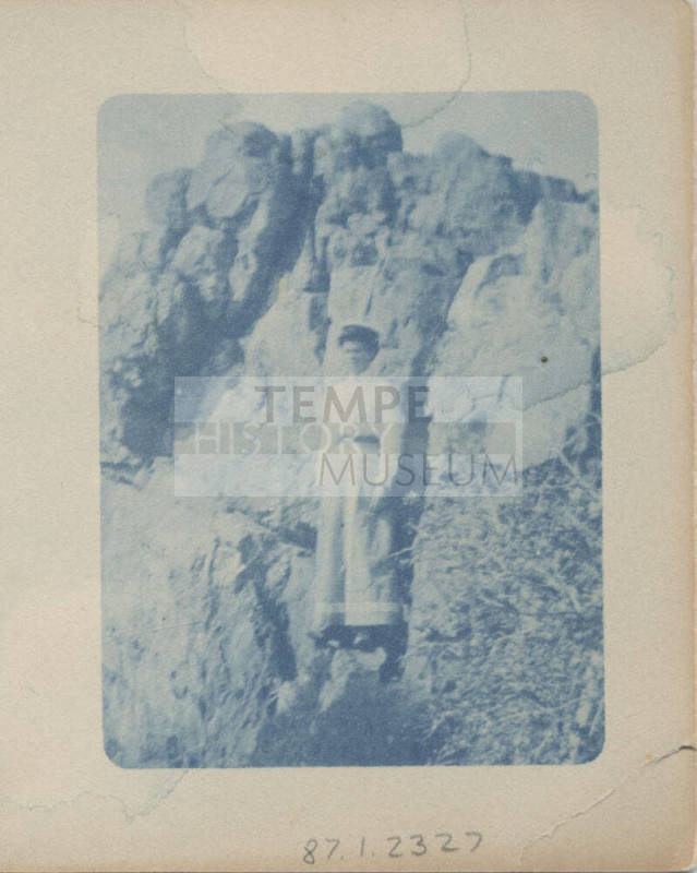 Unidentified Women Standing in Landscape