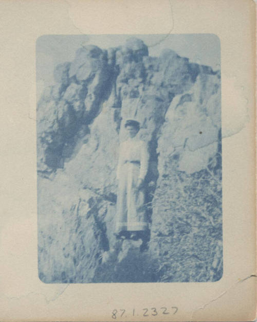 Unidentified Women Standing in Landscape