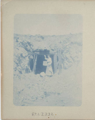 Unidentified Woman Standing at a Mine