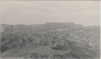 View from Mountain Top Looking at Scene