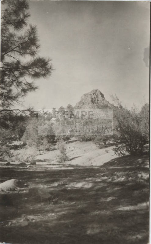 Morning View of Thumb Butte, AZ