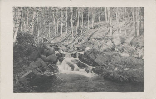 View of Waterfall, Shelburne, Mass