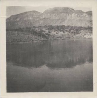 View of Water with Mountains in Back