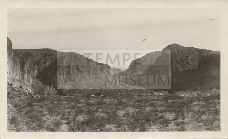 View of Arizona Desert Landscape
