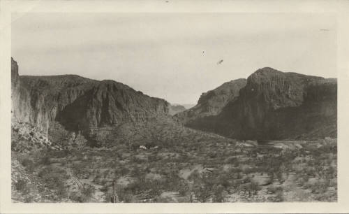 View of Arizona Desert Landscape