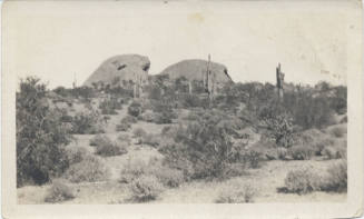 View of Papago Buttes in Phoenix,Arizona