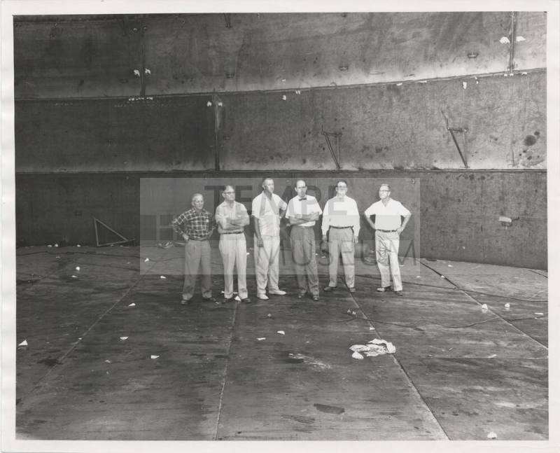6 Men in Water Tank on Tempe Butte