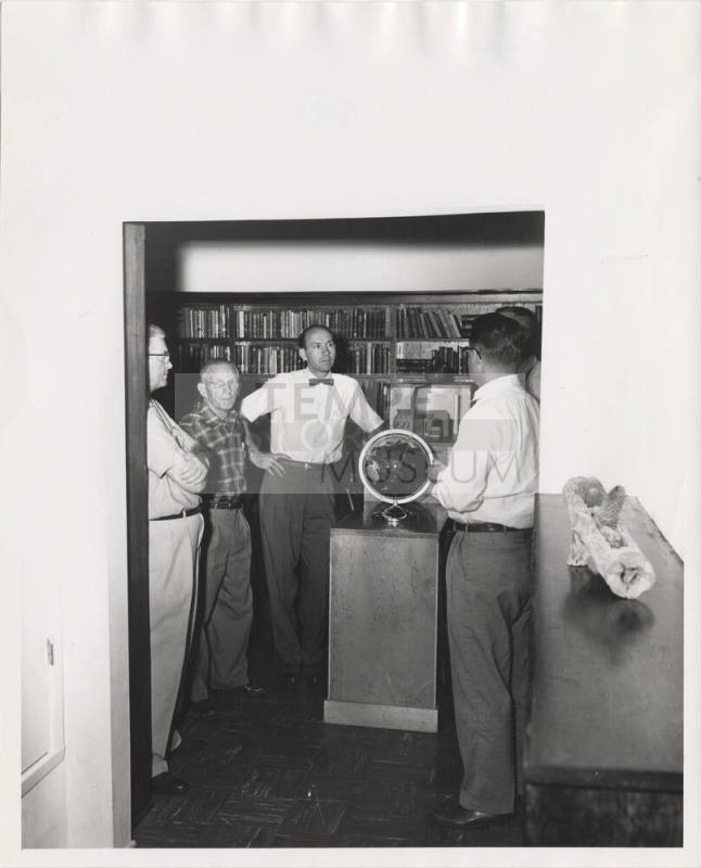 Interior View of 5 Men at Tempe Library
