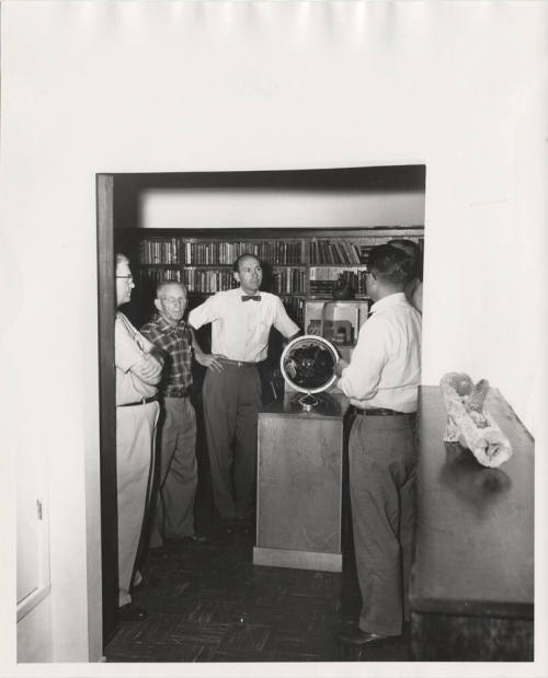 Interior View of 5 Men at Tempe Library