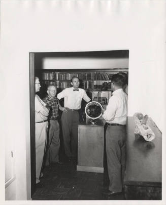 Interior View of 5 Men at Tempe Library