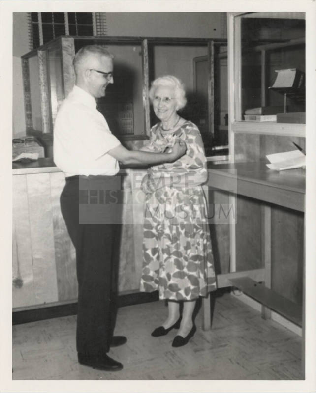 Photo of Dr. Ross Rice and Edna Barbre