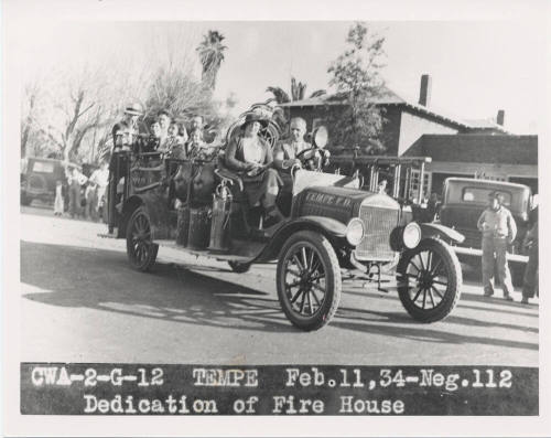 Tempe Fire House Building Dedication