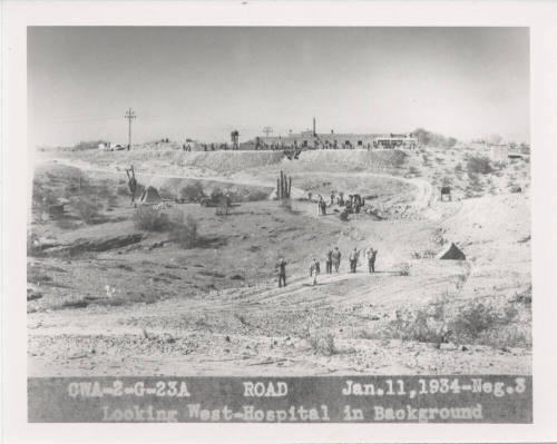 Cwa-Project-Arizona State Tuberculosis Sanitarium (aka Arizona State Welfare Sanitarium) in Background.