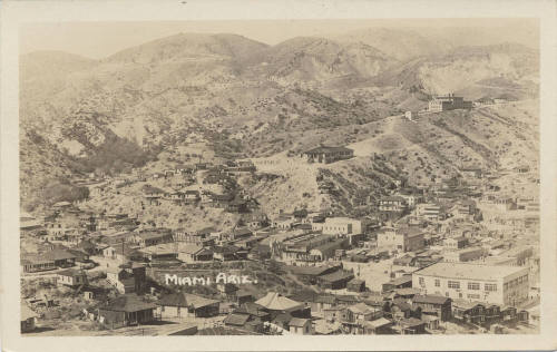 Postcard View of Town of Miami, Arizona