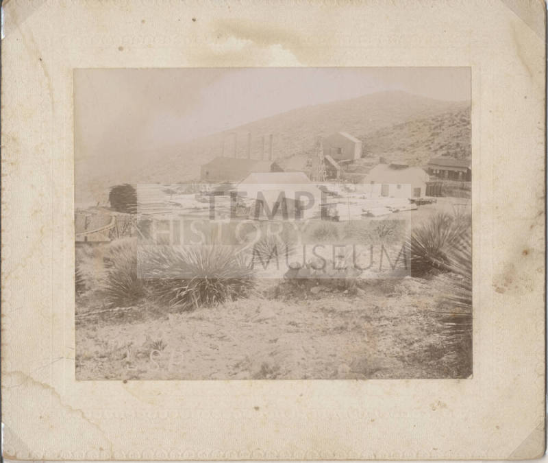 View of a Lumber Mill in the Desert