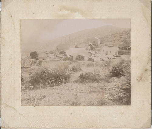 View of a Lumber Mill in the Desert