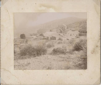 View of a Lumber Mill in the Desert