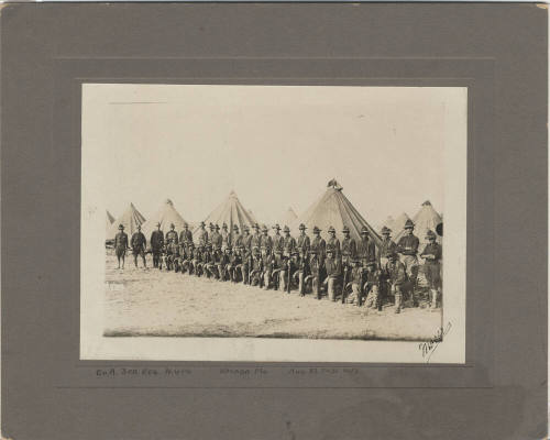 Company A, 3rd Regiment, National Guard Camp at Nevada, Missouri